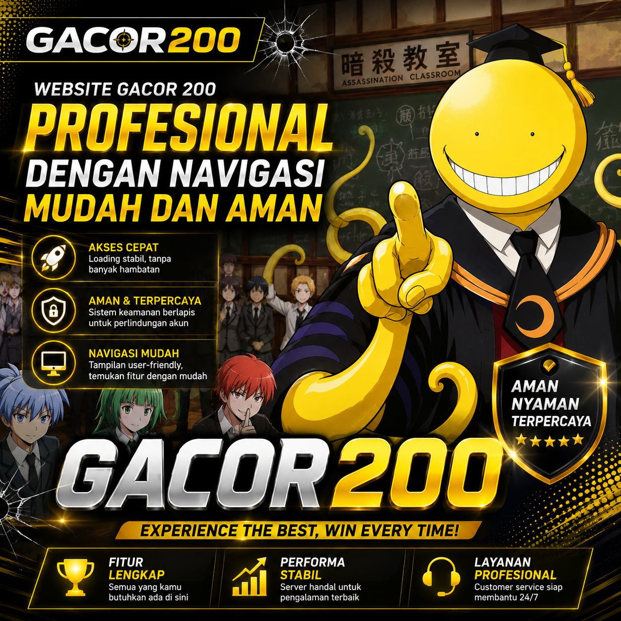 GACOR200: Website GACOR 200 Profesional dengan Navigasi Mudah dan Aman